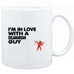 Mug White  I AM IN LOVE WITH A Delawarean GUY  Usa States  