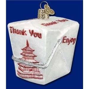  Chinese Take Out Glass Ornament