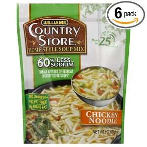 Country Store Soup, Reduced Sodium, Chicken Noodle, 6 Ounce (Pack of 6 