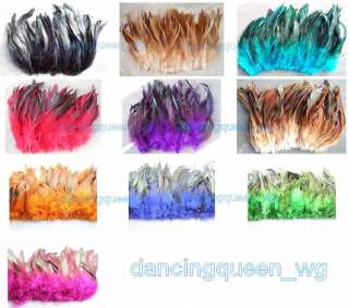 Rooster feathers 6 8inches 100pcs color&quan​tity optional  