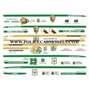  BILL BOZO NATIONAL PARK SERVICE POLICE DECALS