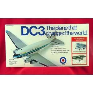   Entex DC3 1/100 Scale Model Kit #8504 MIB The Plane tha Toys & Games