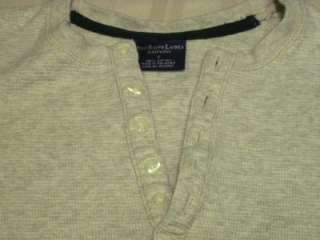   Sleepwear Shirt Ralph Lauren Polo Size Small Thermal Cotton EUC  