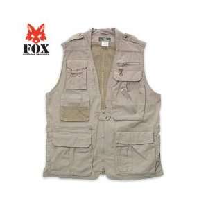 Fox Photo Safari Vest Khaki 1XL 
