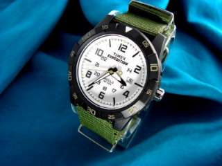 NEW TIMEX MENS MILITARY STYLE 24 HR INDIGLO 44MM WATCH  