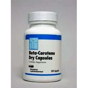 Beta Carotene Dry Capsulesules 100 Capsules by Douglas Laboratories 