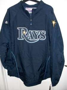 Tampa Bay RAYS MLB AUTHENTIC MAJESTIC JACKET M NWT  