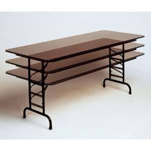  Correll CFA3072P Adjustable Height Folding Table 30 inch 