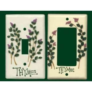  Thyme Switchplate by Joan