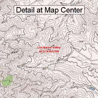 USGS Topographic Quadrangle Map   Los Banos Valley, California (Folded 