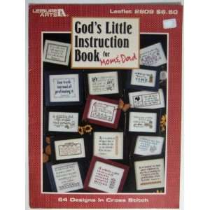 Gods Little Instuction Book For Mom & Dads (64 Designs in Cross 