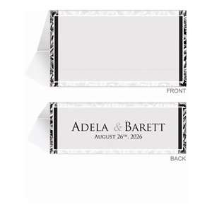 140 Personalized Place Cards   Tuxedo Allure Office 