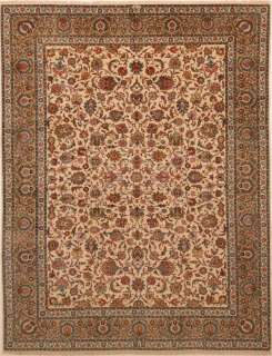 Large Area Rugs Hand Knotted Persian Wool kashan 11 x14  