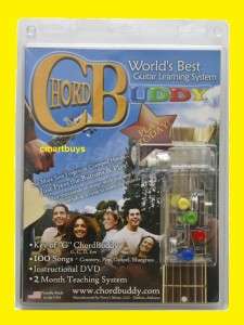 Chord Buddy Worlds Best Guitar Learning System w/ DVD + Lessons Book 
