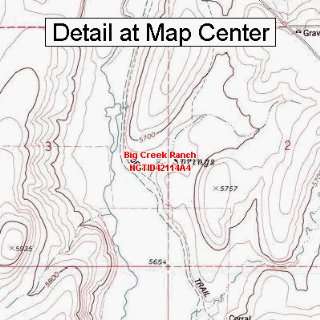   Map   Big Creek Ranch, Idaho (Folded/Waterproof)