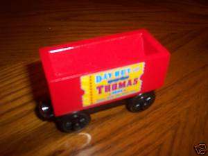 Day Out With Thomas 2006 Red Coal Car Wooden Train New  