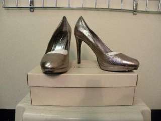 BCBG GENERATION Pewter Metallic TINA Pumps Shoes 39/9M  