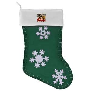  Felt Christmas Stocking Green Big Trouble Comes In Small 