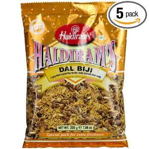 Haldiram Dal Biji, 7.06 Ounce Pouch (Pack of 5)  Grocery 