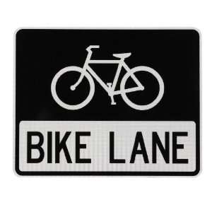 Elderlee, Inc. 9030.317 Bike Lane Sign, MUTCD R3 17 .100 Aluminum, 30 