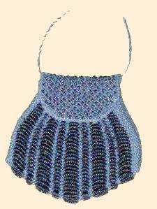 MOLLY beaded knitting purse kit, bead knit bag beads  