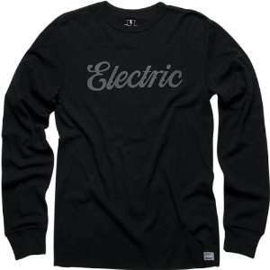 Electric Cursive Thermal Mens Long Sleeve Sports Wear Shirt w/ Free B 