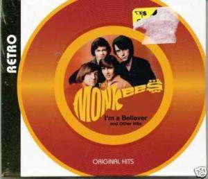 The Monkees Im A Believer and Other Hits Music CD NEW Original Songs 