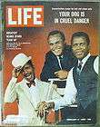 LIFE Magazine 1966 Sammy Davis Jr Harry Bellafonte Sidney Poitier 