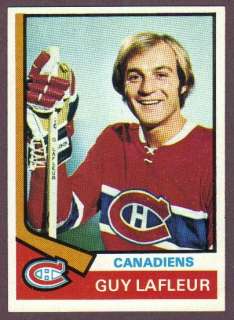 1974 75 Topps Hockey Guy Lafleur #232 Canadiens NM/MT  