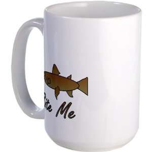 Bite Me Fish Humor Large Mug by 