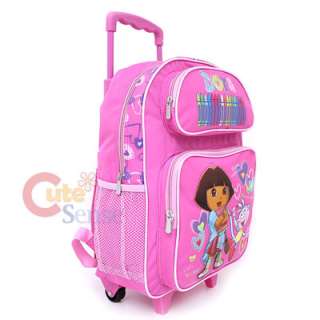 Dora & Boots School Rolling Backpack Roller Bag16Pink  