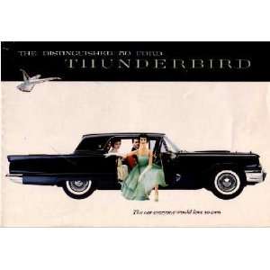  1959 FORD THUNDERBIRD Sales Brochure Literature Book Automotive