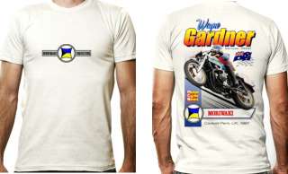 Wayne Gardner T shirt, Moriwaki Superbike size XL  