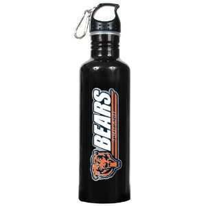  Chicago Bears NFL 26oz Black Aluminum Water Bottle Sports 