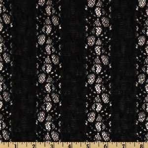  52 Wide Stretch Lace Gweneth Black Fabric By The Yard 