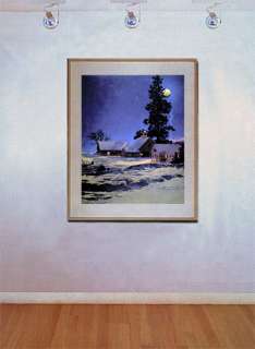 Moonlight Night BIG Maxfield Parrish Art Deco Print  