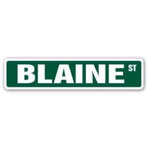  BLAINE Street Sign name kids childrens room door bedroom 