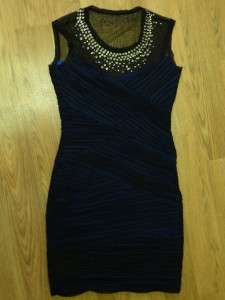 2011 NEW BCBG Camira Illusion Dress XS/S/M $398  