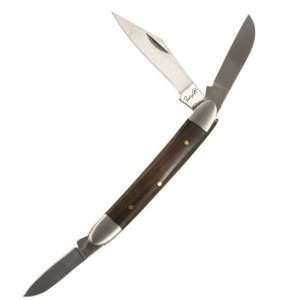 Fury Folder Knife 29711 Stockman Wood Handle 3 Blades FP29711 Folding 