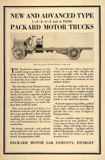   Vintage Ad Antique Packard Truck Chassis 3 Ton   ORIGINAL ADVERTISING