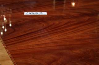 High End Mahogany Dining Table with Three Leaves  