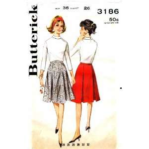  Butterick 3186 Vintage Sewing Pattern Womens Inverted 