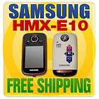 Samsung HMX E10 Pocket Sized HD Camcorder (White)   NEW