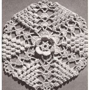 Vintage Crochet PATTERN to make   Bedspread MOTIF BLOCK Irish Melody 