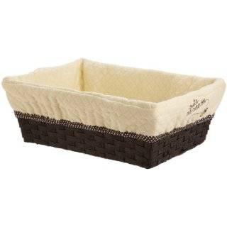  Kids Line Cute as Can Bee Basket With Liner, Yellow 