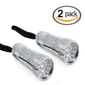   Super Bright HandHeld 14 LED Push Button Flashlight