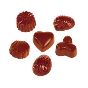  Chocolate Mold, Assorted Heart, Walnut, Madeleine, Fluted 