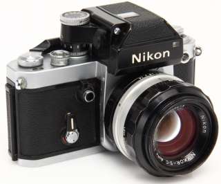 NIKON F2 PHOTOMIC 35MM FILM CAMERA BODY W/ 50MM F/1.4 LENS  