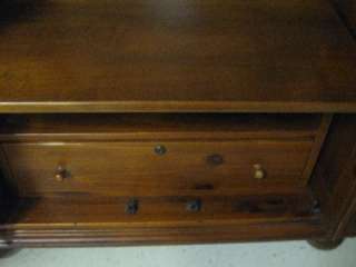 Ethan Allen Country Craftsman Pine Home Theater Cabinet 9333 Concealed 
