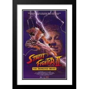 Street Fighter II Movie 32x45 Framed and Double Matted Movie Poster 